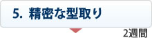 精密な型取り